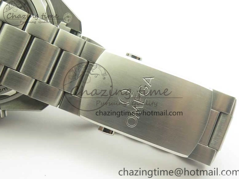 0428 Planet Ocean 2016 43.5mm SS Blue Bezel OM 1:1 Best Edition Blue Dial on SS Bracelet A8900 V WellDesigned 8029